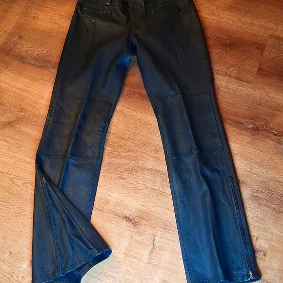 Polo Ralph Lauren 100% Leather Pants EUC - Picture 4 of 17